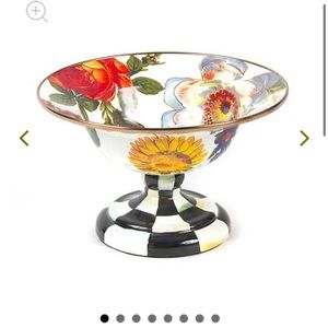 Mackenzie Childs flower market compote small